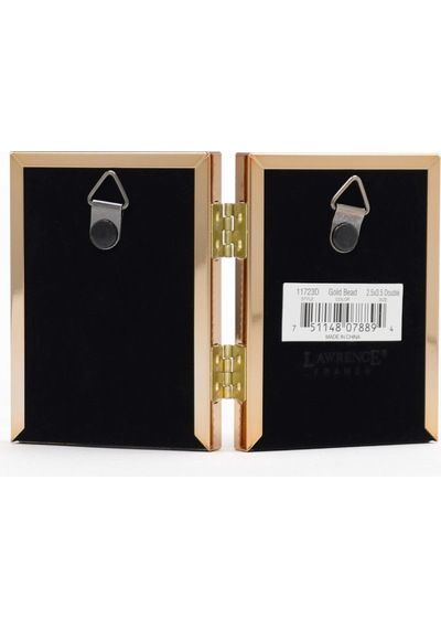Lawrence Frames Klasik Boncuk Resim Çerçevesi, 2,5x3,5 Çift, Altın, 2 Adet Sku: Smg8690010227508