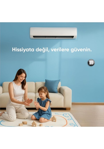 Tr Şımart Akıllı Termometre, Sıcaklık Ve Nem Ölçer, Uygulama Destekli