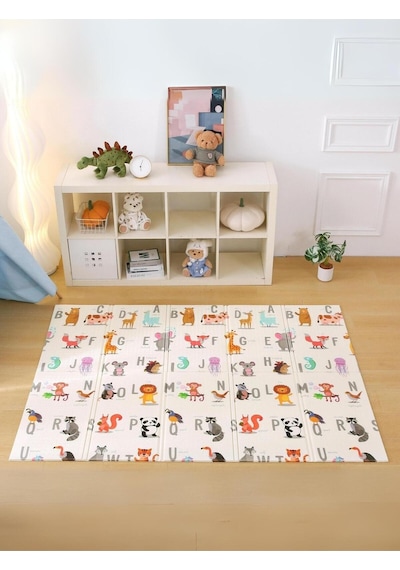 Animal Alphabet Katlanabilir Oyun Matı Oyun Halısı 150 x 180 x 1 CM