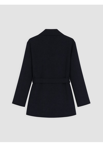 Lcw Modest Lacivert Kuşaklı Kadın Blazer Ceket