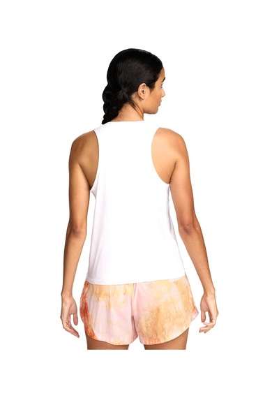 Nike Dri Fit Trail Graphic Running Kadın Koşu Antrenman Atlet Beyaz