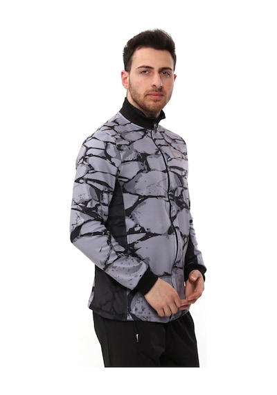 Spqr Fermuarlı Sweatshirt Aquılus Gri
