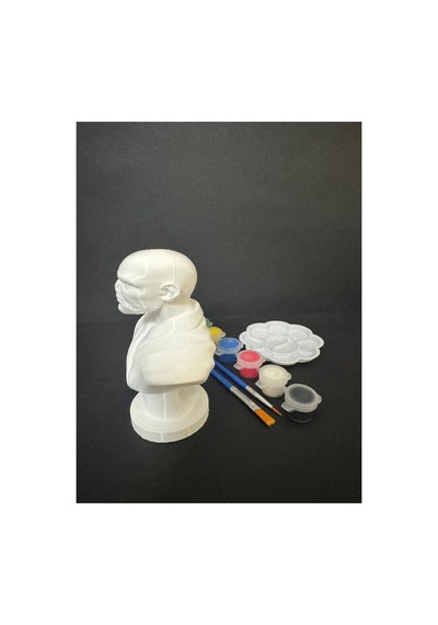 3d Voldemort Harry Potter Figür Boyama Seti - Kendin Boya Hobi Ve Etkinlik Seti - Akrilik Boya + 2 Fırça