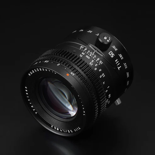 Ttartisan Tilt 50mm F1.4 Lens Sony E, Siyah