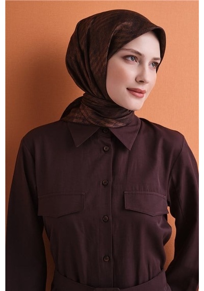 Armine Saf İpek Twill Eşarp 9628d 83 Toz Pembe
