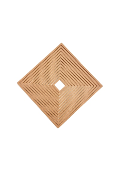 12'li Kare Ham Mdf, 8mm Kalınlık, 30 Cm Kasnak, Boyanabilir Vidasız Kasnak, Makrome Halkası