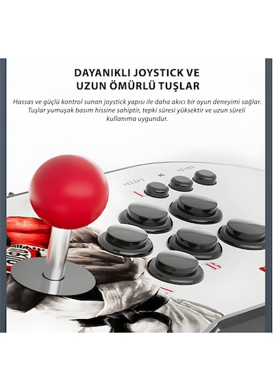 İdragon M9 Arcade Oyun Konsolu Hdmı Çıkış 64gb Hafıza 2 Oyunculu Joystick Seti