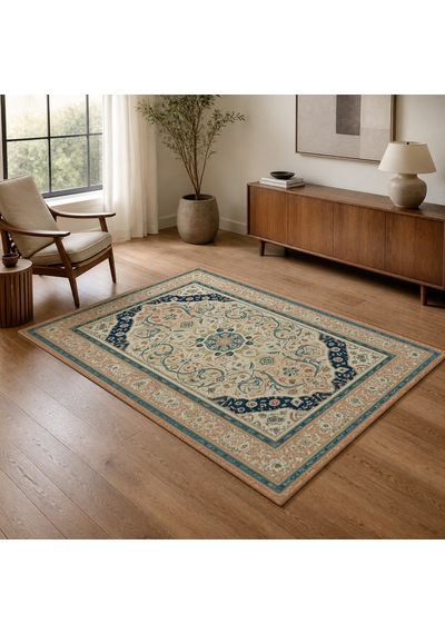 Kartela Halı Mora Halı Jüt Taban Dokuma Halı - 120 X 180 Cm Çok Renkli