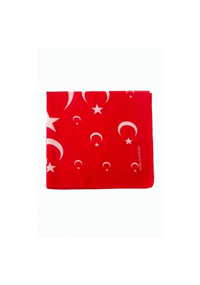 Ay Yıldız Desenli Bandana 50 50 Diğer