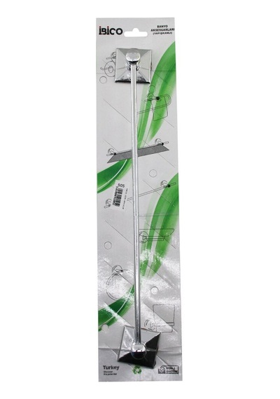 İbico Banyo Bny-505 Uzun Metal Havluluk Yapışkanlı Montaj