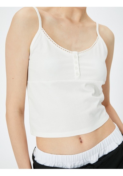Koton Düğmeli Askılı Atlet Slim Fit Pamuklu Ekru 4sal30251ık Ekru Koton Düğmeli Askılı Atlet Slim Fit Pamuklu Ekru 4sal30251ık Ekru