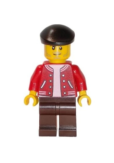 Lego Minifigür Newsstand Operator Twn402
