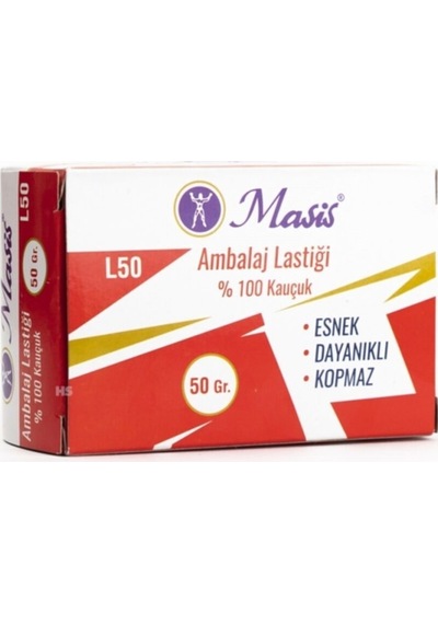 Masis Ambalaj Lastiği % 100 Kauçuk 50 Gr.