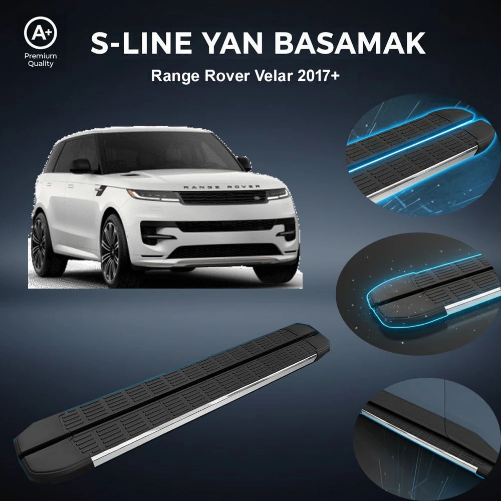 Range Rover Velar S-line Premium Krom Yan Basamak 2017 Sonrası
