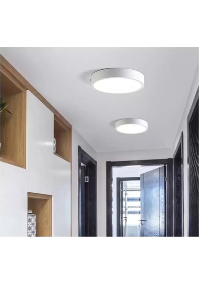 Kendal Kdl-422 6500k 18 Watt Sıva Üstü Beyaz Kasa Yuvarlak Spot Beyaz
