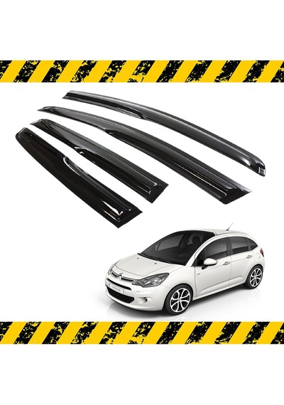 Citroen C3 Mügen Cam Rüzgarlığı 2009-2016 Arası 4 Lü Takım N11.7181