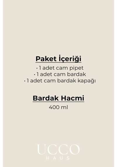 Cam Pinterest Bardak, Cam Pipetli Kahve Limonata Meşrubat Çay Kokteyl Sunum Bardağı Şeffaf
