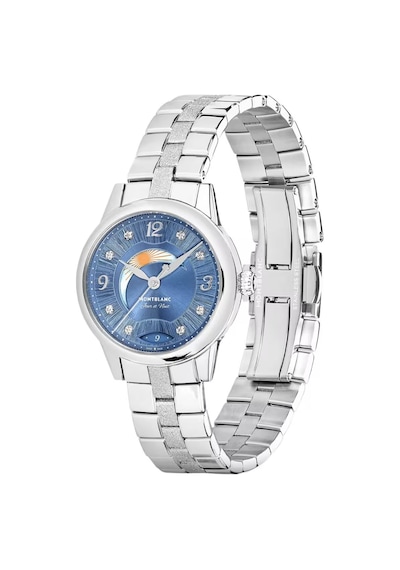 Montblanc Boheme Day & Night 30 Mm Otomatik Saat 134342 Mavi