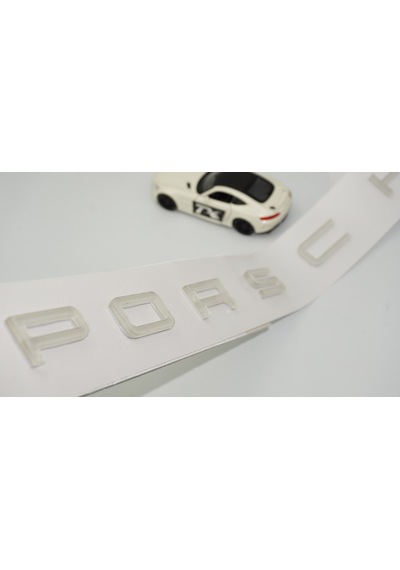 Dk Tuning Porsche Bagaj Şeffaf Renk Yazı Logo Arma -