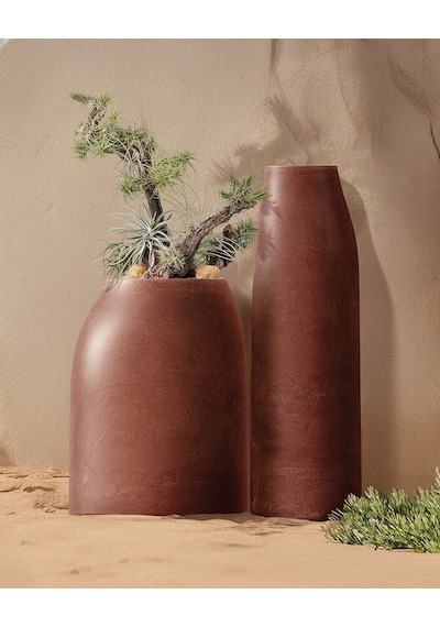 Epocco Tall Plastik Saksı Terracotta