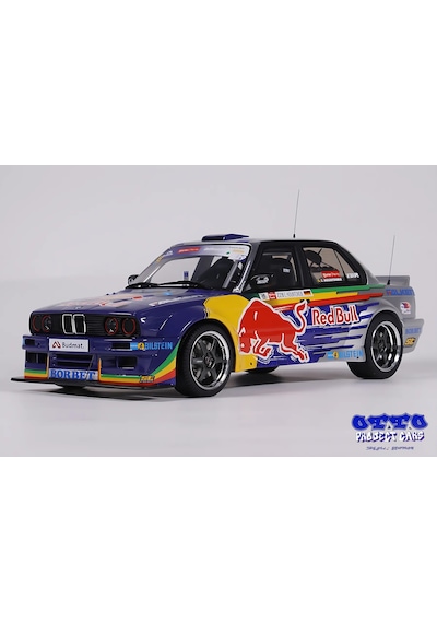 1:18 Ölçek Otto 2023 Bmw M3 E30 V8 229 Red Bull Driftbrothers Resin Kapalı Minyatür Model Araba 25cm