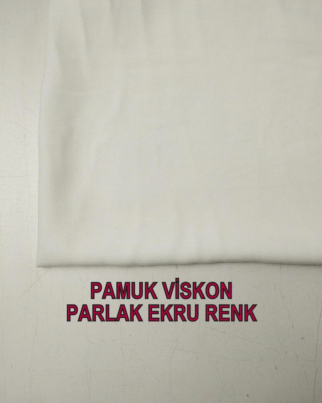 Pamuk Viskon Ekru Renkteen: 150 Cm-2458 Renkli