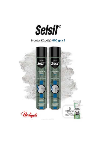 600 Gr X 2 Montaj Köpüğü Ve Rosie