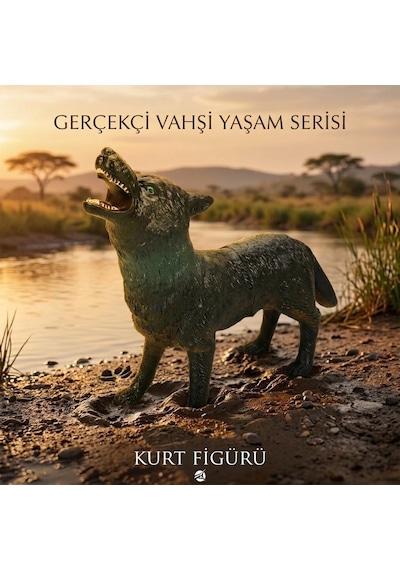 Yumuşak Soft Sesli Vahşi Hayvanlar Dünyası 27 Cm - Kurt Lisinya