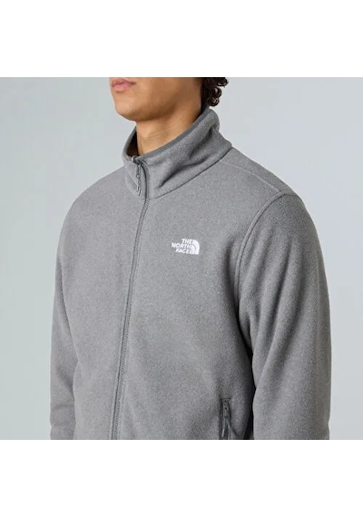The North Face Glacier Tam Boy Erkek Fermuarlı Polar Ceket Nf0a8d0rcqı1 Gri