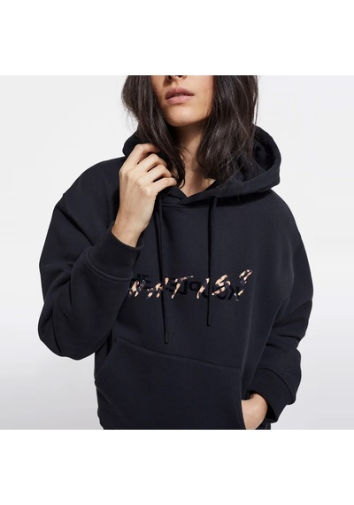 The Kooples Kadın Baskılı Siyah Sweatshırt