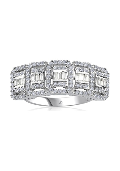 Mia Vento Effective Diamond Crystal Beştaş Gümüş Yüzük