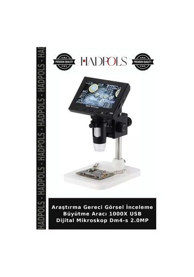 Araştırma Gereci Görsel İnceleme Büyütme Aracı 1000x Usb Dijital Mikroskop Dm4-s 2.0mp