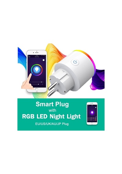 Rgb Ledli 3680w Akıllı Wi-fikontrollü Priz Fsm-2 0