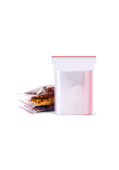 Kilitli Torba 10x12 Cm 100'lü Kilitli Buzdolabı Poşeti Şeffaf Naylon Torba Kilitli Saklama Poşeti