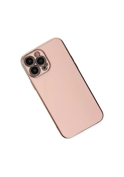 Apple iPhone  Uyumlu  14 Pro Max Kılıf Volet Silikon - Pembe