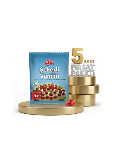 Afia Şekerli Vanilin 5x10lu