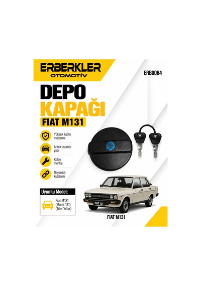 Doğan Kartal Şahin 1600 Uyumlu Benzin Depo Kapağı 64420196 / Dkp-101 Uyumlu - Erb1135