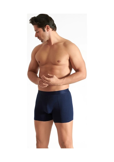 Hepsine Rakip 5 Li Tutku Pamuklu Likralı Elastan Erkek Boxer 0114 Lacivert