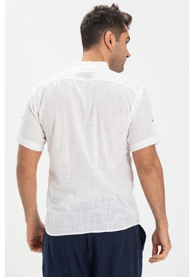 Kısa Kol Şile Bezi Bodrum Erkek T-shirt Beyaz 3001-beyaz Beyaz