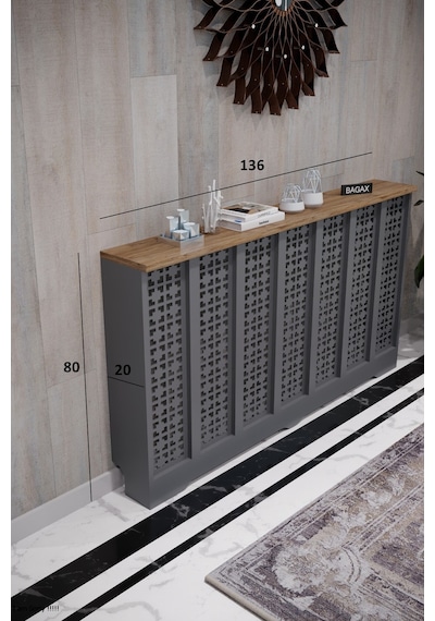 Dekoratif Petek Kaplama Modern Kalorifer Peteği Gizleme Ünitesi 11 Desen 9 Renk İç Ölçü 136 Cm Dış Ölçü 140 Cm Petek 136 Antrasit Üstü Çam D8 Dekoratif Petek Kaplama Modern Kalorifer Peteği Gizleme Ünitesi 11 Desen 9 Renk İç Ölçü 136 Cm Dış Ölçü 140 Cm Petek 136 Antrasit Üstü Çam D8