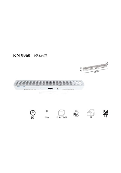 60 Ledli Işıldak