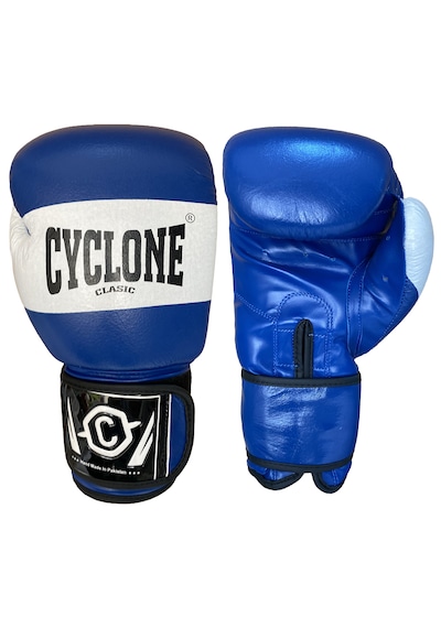 Cyclone Tiger Orijinal Deri Boks Ve Kick Boks Eldiveni Mavi