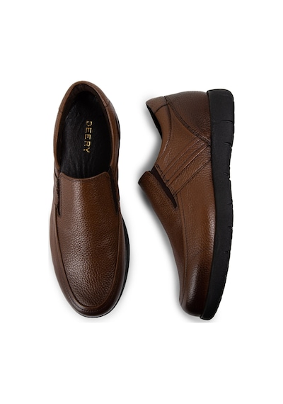 Deery Hakiki Deri Taba Rengi Loafer Erkek Ayakkabı - 01946mtbac01 Taba