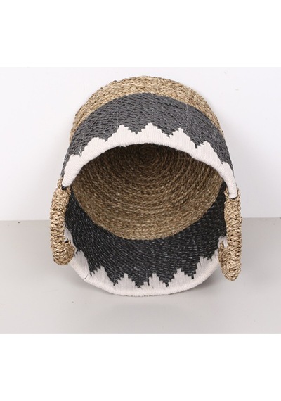 Çeşme 31x30x38 Cm. Muz Lifi El Yapımı Sepet M Mix