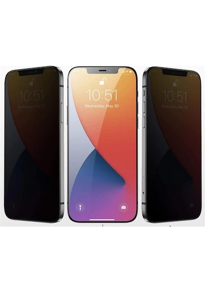 Vendas Apple Uyumlu iPhone 12 Pro Hide Serisi Privacy Tam Kaplama Hayalet Ekran Koruyucu