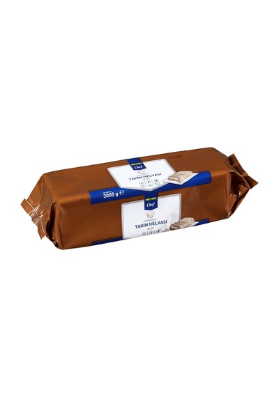 Metro Chef Kakaolu Helva 3 Kg - %100 Susam Tahinli Pratik Tatlı Tarı