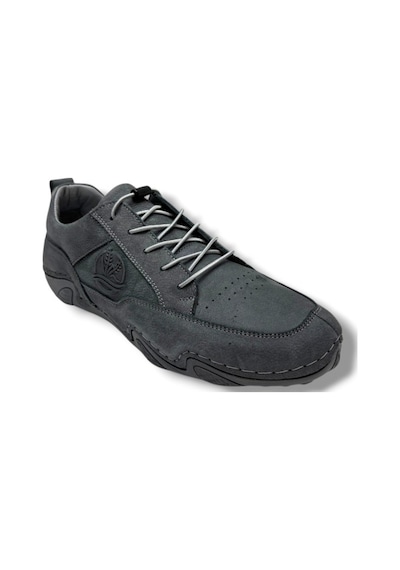 Sayar 362-26 Hakiki Nubuk Deri Comfort Casual Erkek Ayakkabı Füme