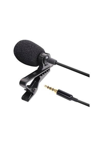 Suntek Portatif Yaka Mikrofonu Stereo 3.5mm Jak Yaka Mikrofonu Ve
