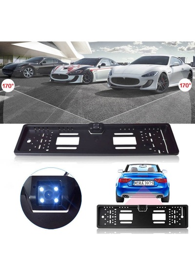Kameralı Park Sensörü 7'' Ayna Hd Ekran+Plakalık Kamera