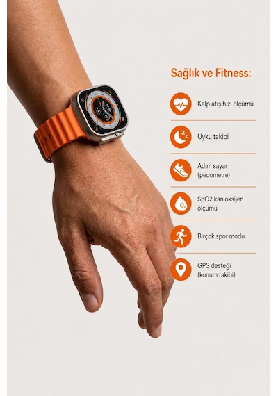 Hello Watch Ultra 2.0 49 MM Akıllı Saat (İthalatçı Garantili)